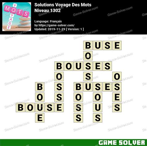 wordalot level 1302|Solution Wordalot Niveau 1302 .